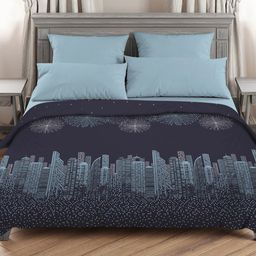 Наволочка 50х70см Мегаполис, с клапаном-запахом, поплин Комфорт 115г/м2, хлопок 100%, упаковка ПП 22х30см, Домашняя мода (Россия)  фото 2