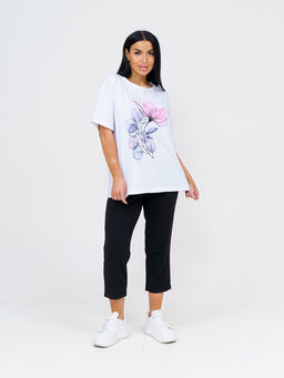 Футболка женская, цвет белый