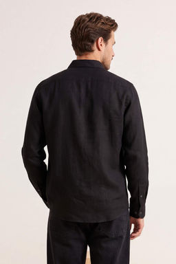 Lacivert Regular Erkek Gomlek TMNSS26GO00008 - Trendyolmilla фото 9