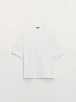 Футболка relax fit из хлопка интерлок / Zarina