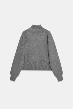 KNIT JUMPER WITH COLLAR OPENING - Zara фото 5