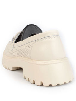 03-PDD179-2 BEIGE Лоферы женские (натуральная кожа) - Фабричный китай фото 6