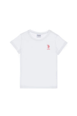 K_z _ocuk Beyaz Basic Ti__rt Sepette S_rpriz _ndirim - U.s. polo assn фото 2