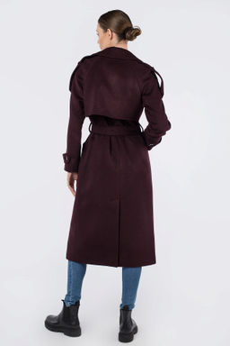 01-11365 Пальто женское демисезонное (пояс)