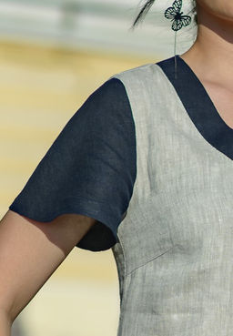 Платье  100% лен