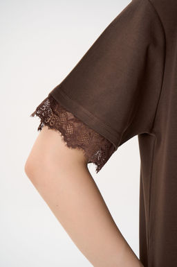 Футболка Бэль (шоколадный) - Эльза фото 15