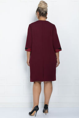 Платье Важная встреча (бордовое) П11423 - Lt collection фото 2