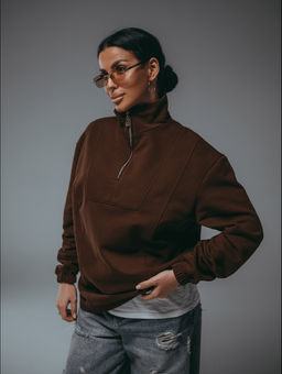 Брамея свитшот женский (черный) - Lovetex фото 9