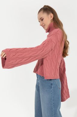 U. S. Polo Assn Женская розовая водолазка - U.s. polo assn фото 3