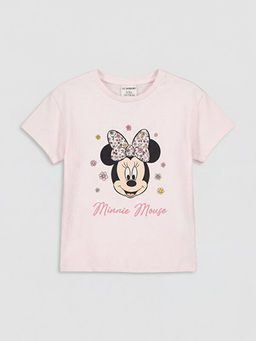 Minnie Mouse Bask?l? K?z ?ocuk Ti??rt ve Tayt