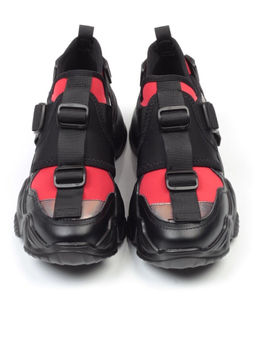 05-FDG103-3P BLACK Кроссовки женские (натуральная кожа, текстиль)