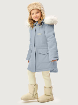 Парка 5з5626 синий туман