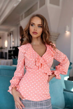 Блуза Open Style 4091 розовый