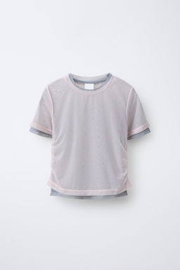 CAMISETA DOBLE BALLET / Rosa