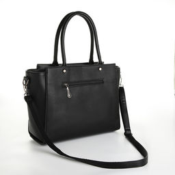 Сумка женская тоут, на молнии, цвет чёрный - Simaland фото 2