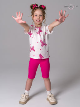 Костюм Актив алые бантики-фуксия - Sovalina фото 9