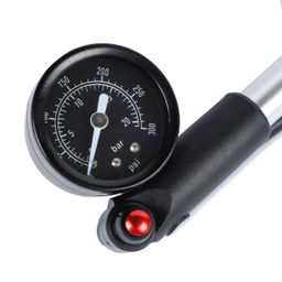 Велонасос для MTB вилок COMIRON PLUG, алюминиевый цилиндр, пластиковая ручка, Presta-Schrader, 20,7 бар (300 Psi). /уп 30 - Галеонтрейд фото 16