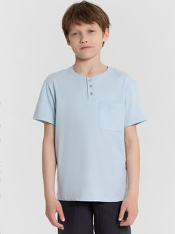 Футболка для мальчиков голубая