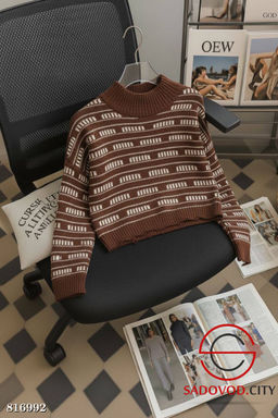 Теплый свитер женский оверсайз - Bruno фото 3