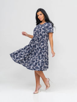 Платье женское, цвет синий