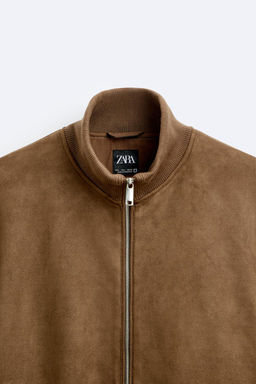 FAUX SUEDE JACKET - Zara фото 11