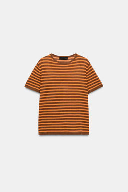 TOP PUNTO RAYAS / Naranja