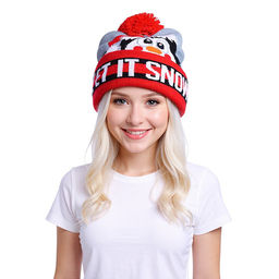 Шапка "Новогодний пингвин"