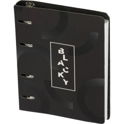 Ежедневник недатированный на кольцах Attache, 136л., 80г/м3, Blacky  фото 2