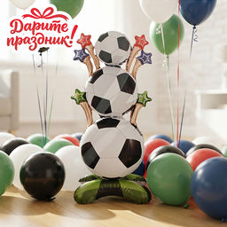 Интерьерное украшение  Фигура-шар "Три мяча"