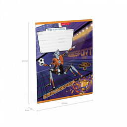 Цена за 10 шт. Тетрадь школьная ученическая ErichKrause Робоспорт, 24 листа, линейка (в плёнке по 10 шт.)_MIX-PACK  фото 10