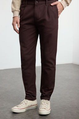 TRENDYOL MAN Vizon %100 Pamuk Pili Detayl? Beli Lastikli Chino Pantolon TMNAW25PL00010 - Trendyolmilla фото 9