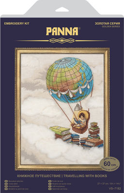 Набор для вышивания PANNA Золотая серия VS-7182 Книжное путешествие 27 х 32 см