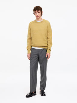 Pantalones de lana ligeros relaxed fit - H&m фото 2