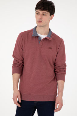 Мужской бордово-красный свитшот Неожиданная скидка в корзине - U.s. polo assn фото 3