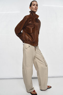 PANTAL?N CARGO ZW COLLECTION / Crudo - Zara фото 3