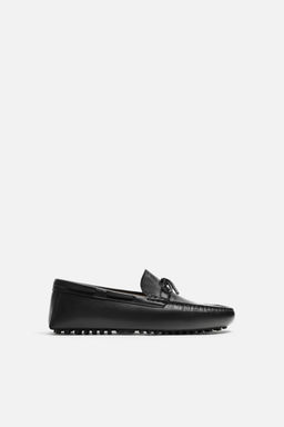 LEATHER LOAFERS LIMITED EDITION - Zara фото 3