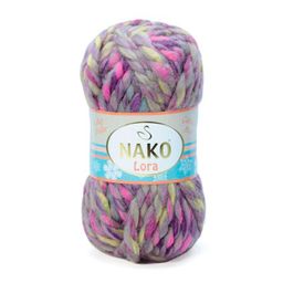 Цена за 5 мотков пряжи LORA print