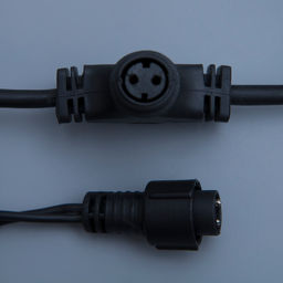 Гирлянда «Занавес» 2×6 м, IP65, УМС, тёмная каучуковая нить, 1000 LED, свечение белое, 220 В
