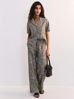 Вискозная блуза с принтом ZR2605012014-235 / Zarina  фото 2