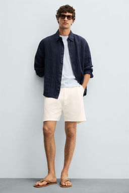 TEXTURE JOGGER BERMUDA SHORTS - Zara фото 24