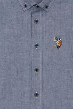 Erkek _ocuk Lacivert Melanj Uzun Kollu Basic G_mlek - U.s. polo assn фото 3