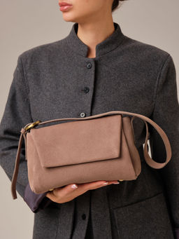 Замшевая сумка Nova DBR 31391 капучино фото 2