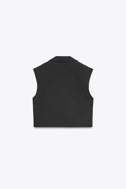 SHORT LAPEL WAISTCOAT - Zara фото 6