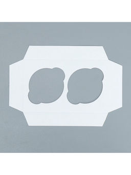 Цена за 5 шт. Коробка для капкейков, кондитерская упаковка двухсторонняя, 2 ячейки, «Вдохновляй красотой», 16×10×10 см