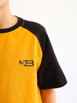 Футболка reglan, горчица - Inzibe фото 2