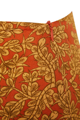 TRENDYOLMILLA Siyah Y?rtmacl? Detayl? Viskon Kumasl? Hayvan Desenli Midi Dokuma Etek TWOAW22ET0447 фото 16