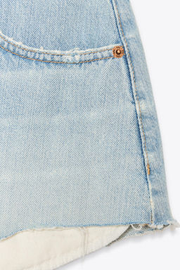 TRF MINI MID-WAIST DENIM SHORTS - Zara фото 7