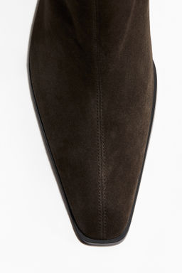 Botines calcet?n de ante con tac?n - H&m фото 5