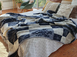 Одеяло шерсть мериноса 100% 130*205 Снежинки (Узбекистан) - Текс-дизайн фото 2