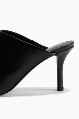 Mules de piel con tacon - H&m фото 8